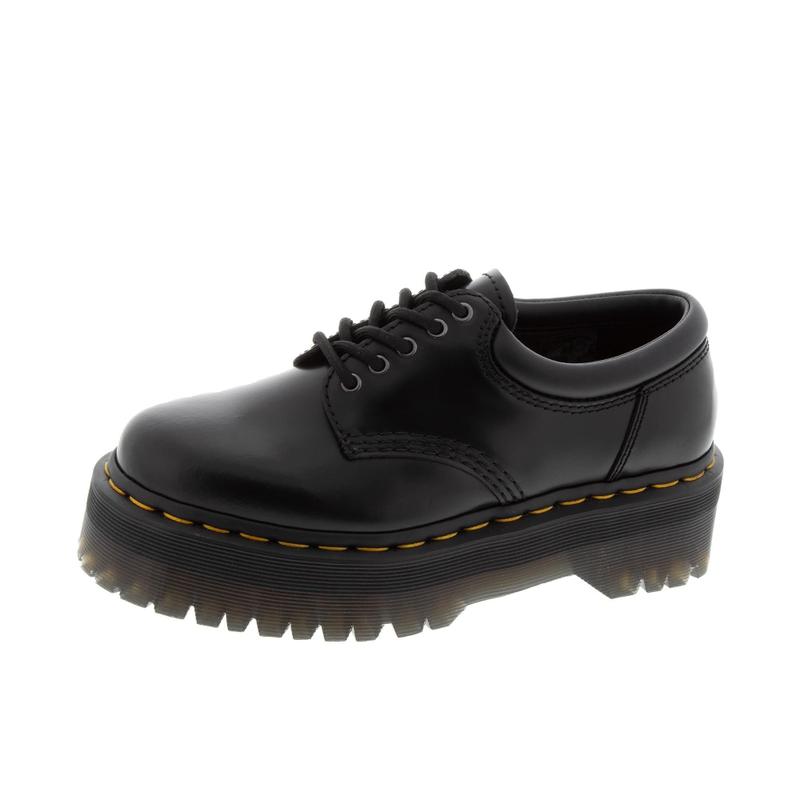 Dr.Martens 8053 QUAD 5ホール　UK5 厚底 Sapatos Dr. Martens 8053 Quad 5 Ilhós Preto Polido 36 Feminino/38